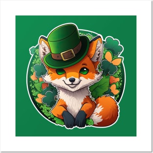 Saint Patrick's Fox Posters and Art